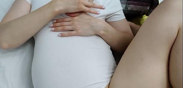  pregnant wife got all my cum in her tight horny pussy